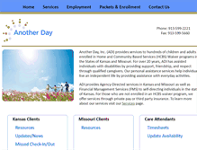 Tablet Screenshot of anotherday.info
